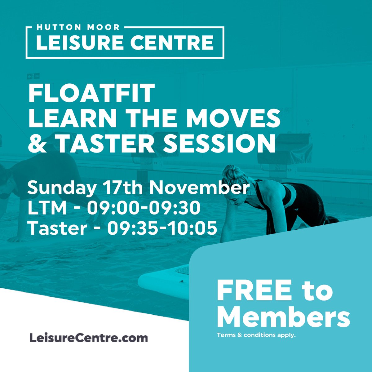 HuttonMoorLC's tweet photo. Learn the moves and build confidence in these 30 minute slower paced and lower intensity sessions with exercises such as burpees, squats, push ups and mountain climbers in preparation for the FloatFit HIIT classes.
#huttonmoor #floatfit #learnthemoves https://t.co/5YihXs7nbu