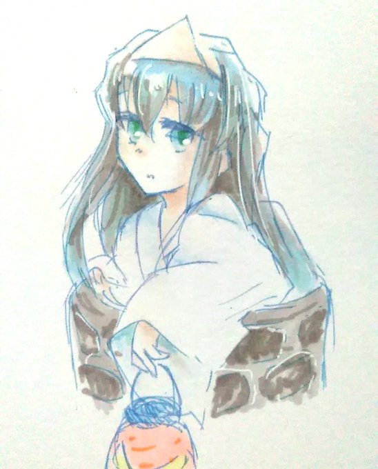 晴霧さんがTwitterに投稿した時透無一郎(鬼滅の刃)のイラスト。