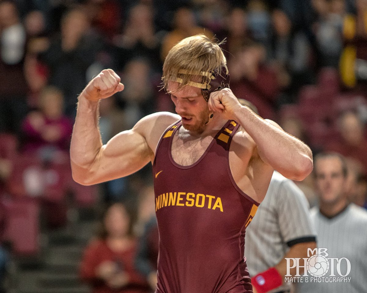 mattebphoto's tweet photo. The @gopherwrestling team defeats @csbuwrestling 28-9 in season opener.  Recap and photos coming to https://t.co/C5zuCLOSG1. #mystorymn #mnsportsnews #skiumah #gopherswin https://t.co/XJhNTPbo2g