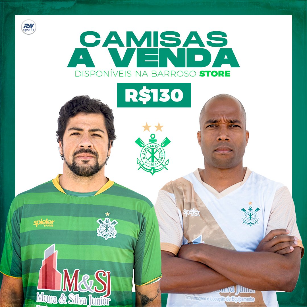 Garanta já o seu manto barrosista! Camisas a venda na Barroso Store! 👌🏼

#AvanteAlmirante #BarrosoStore #AlmiranteBarroso