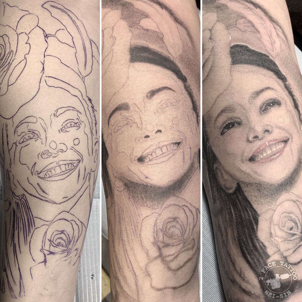 2face Tattoo Studio 安室ちゃんのポートレート完成しました 同じ沖縄人として誇りに思ってます お疲れ様でした 安室奈美恵 安室ちゃん 沖縄 安室奈美恵finally Tattoo 千葉タトゥー 木更津タトゥー 聖針 2facetattoo Blackandgrey