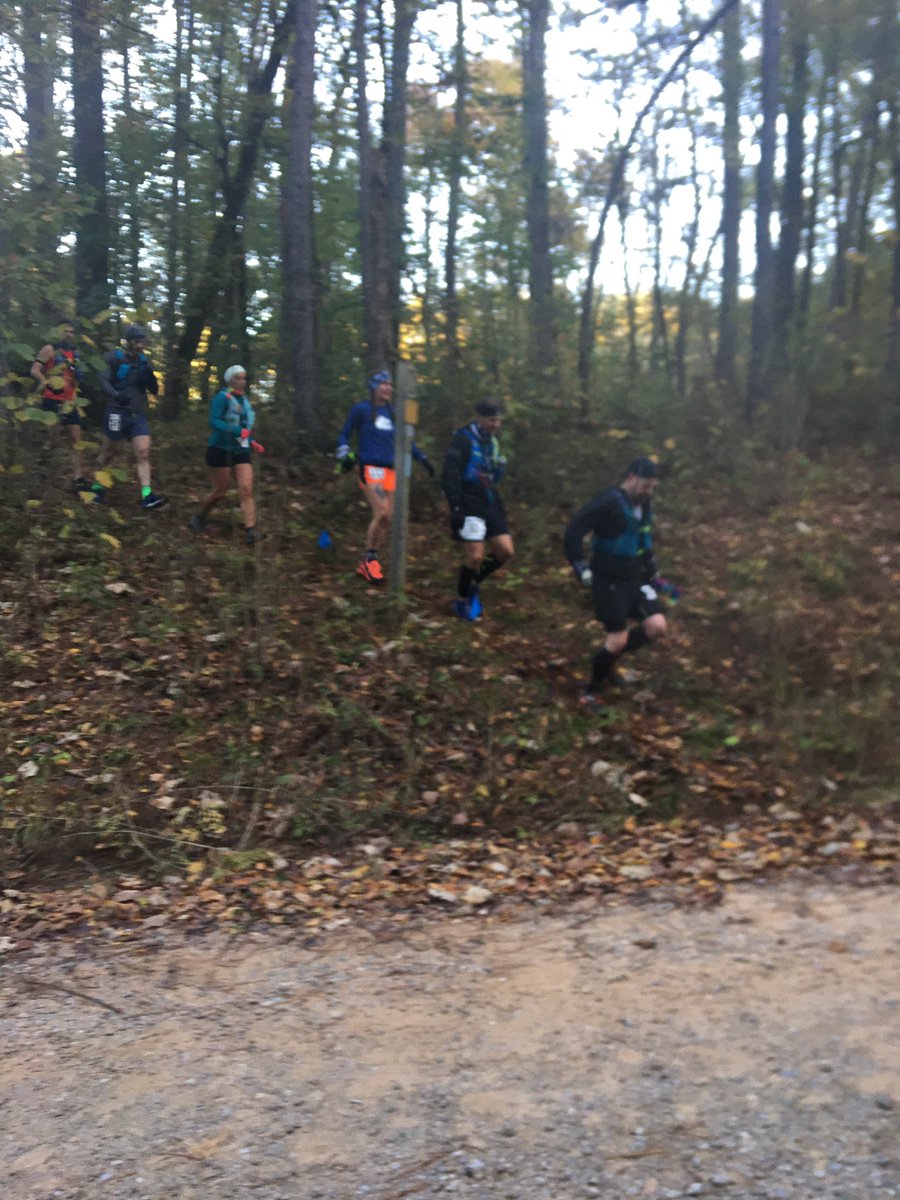 DirtVert's tweet photo. @jenkirk72 and @runlikekel have started their #Pinhoti100 adventure. https://t.co/elxSTXUxAD