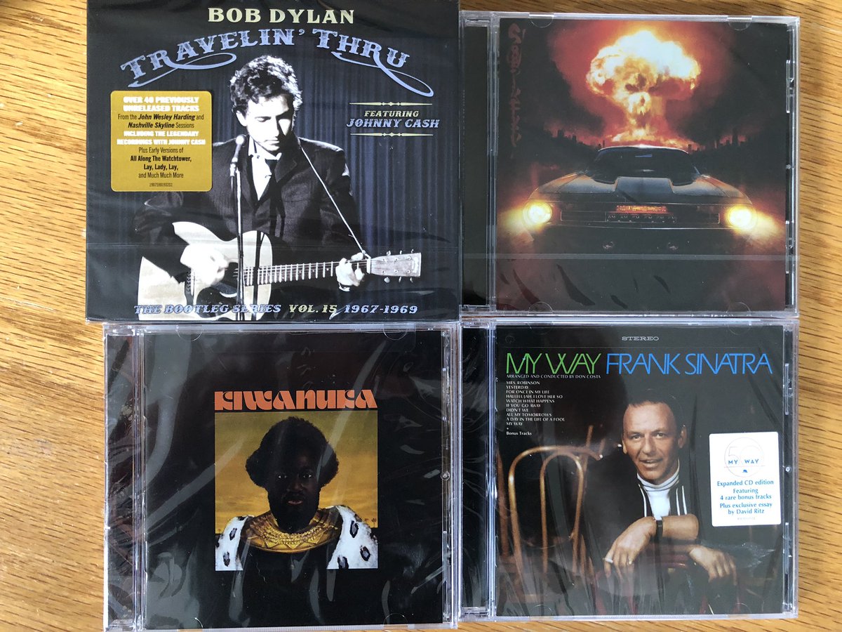 JodyJFoss's tweet photo. #SaturdayMorning
#CDShopping
#NewMusic
Some new acquisitions this fine Saturday morning!👍😃 https://t.co/FffVTHC2M6