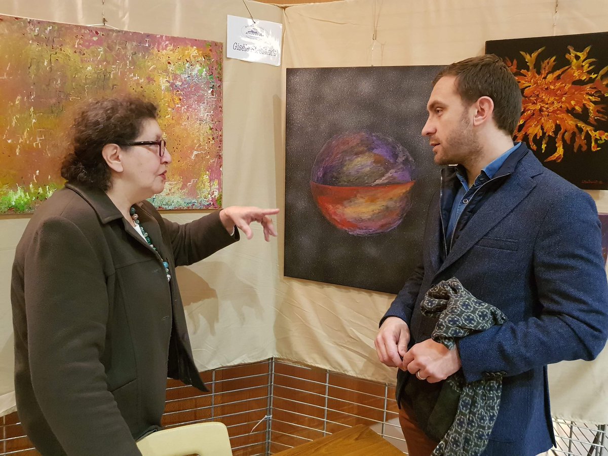 JulienDive's tweet photo. 🎨 Notre territoire, berceau du pastelliste Quentin De la Tour reste un lieu fort d’expression artistique.
Ce week-end, 27 artistes exposent à #Holnon dans une démarche de démocratisation de l’accès à la culture. https://t.co/JPGLONTrwn