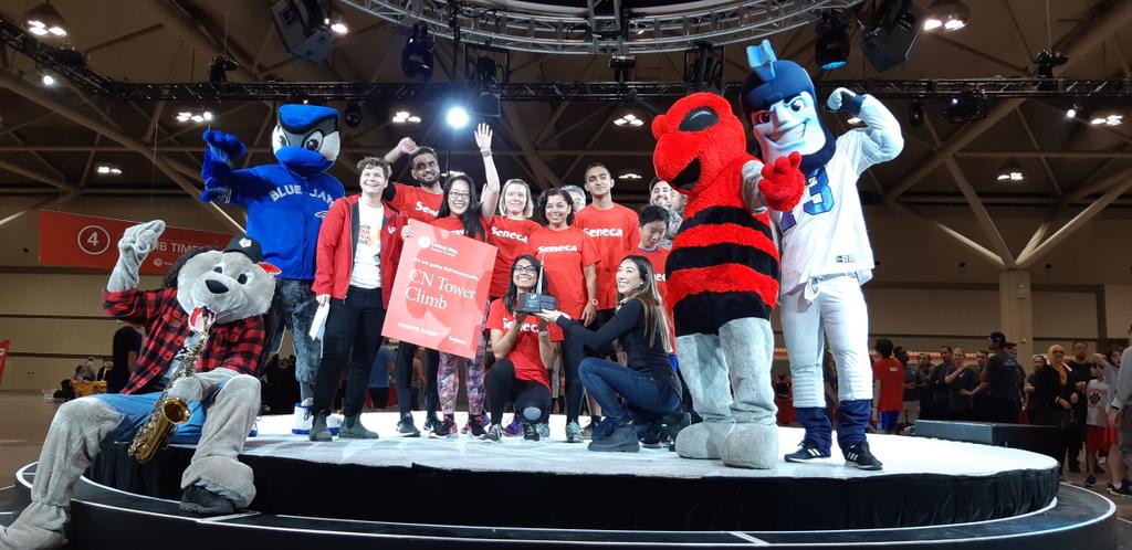 SenecaCampaign's tweet photo. Congratulations Team Seneca! So #SenecaProud to support our communities and go #UP4Community ! https://t.co/y9Ybg5142K