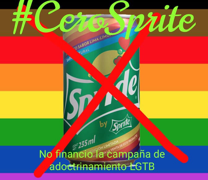 EstebanKupec's tweet photo. @Sprite_Ar No vamos a financiar el adoctrinamiento de género.
#NoTomoSprite
#NoAlAdoctrinamientoDeGenero
#CeroSprite https://t.co/PhLbXtOZAX