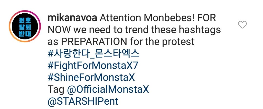 AnaCadore87's tweet photo. #몬베베_원호_응원해 #ShineforMonstaX #FightForMonstaX7 @OfficialMonstaX 
LET'S FIGHT FOR THEIR HEALTH AND STAND FOR THEIR HAPPINESS! BE STRONG MONSTAX https://t.co/NGoFnb5tb5