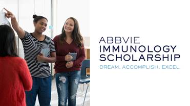 aboutIBD's tweet photo. The AbbVie Immunology Scholarship, open to students with #IBD, is accepting applications for 2020-2021. Up to $15,000 will be awarded, dependent upon the degree pursued. Deadline is Thursday, December 5, 2019 at 3:00 p.m. CT. Apply here: https://t.co/gXvqsiUzEE https://t.co/DPKNSZUJQz