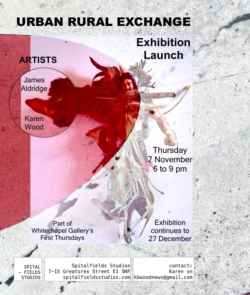 safestudionow's tweet photo. Urban Rural Exchange - Exhibition Launch next Thursday at Spitalfields Studios - https://t.co/oMzLvAXBQX https://t.co/9hLcWPn3nf