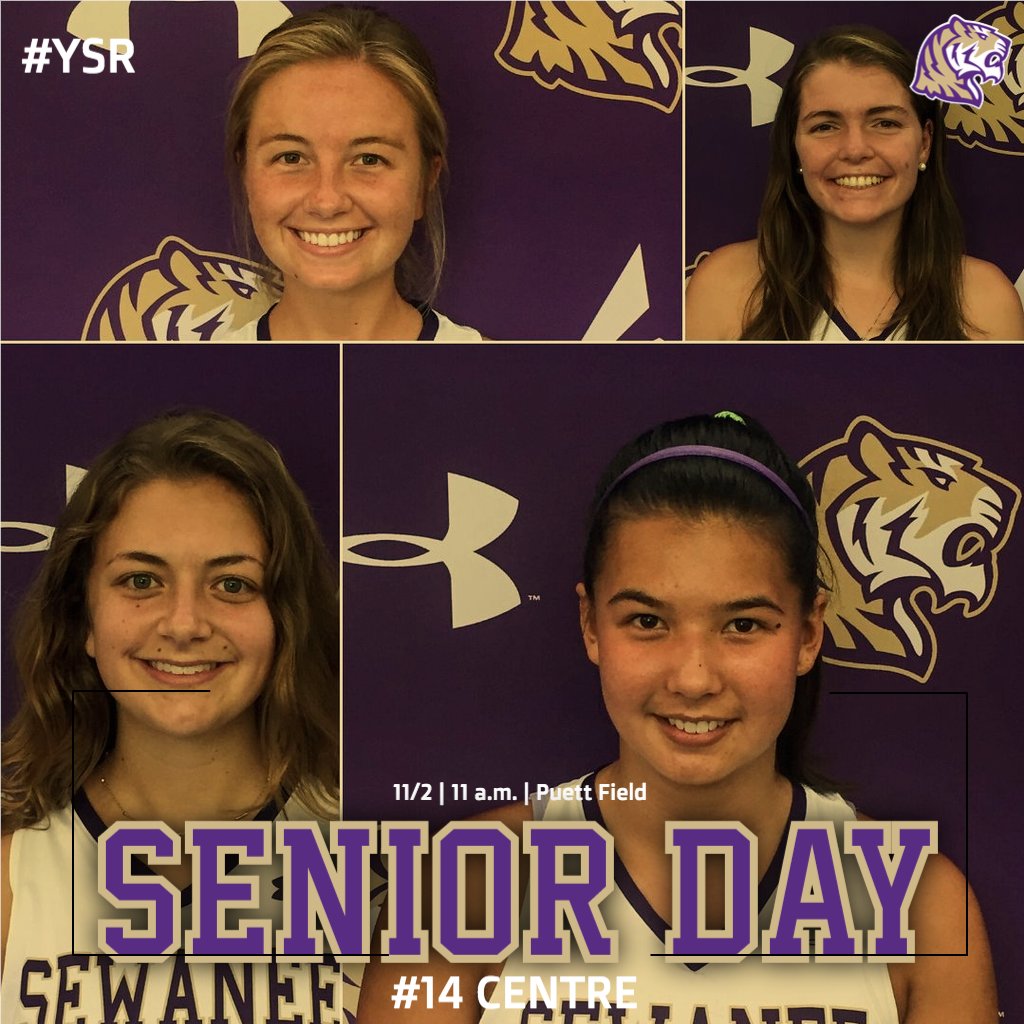 It's SENIOR DAY for <a href="/SewaneeFH/">Sewanee Field Hockey</a>! 

📍: Puett Field
⏰: 11 a.m.
🆚: Centre
📺 / 📶: sewaneetigers.com/composite

#YSR | #d3fh
