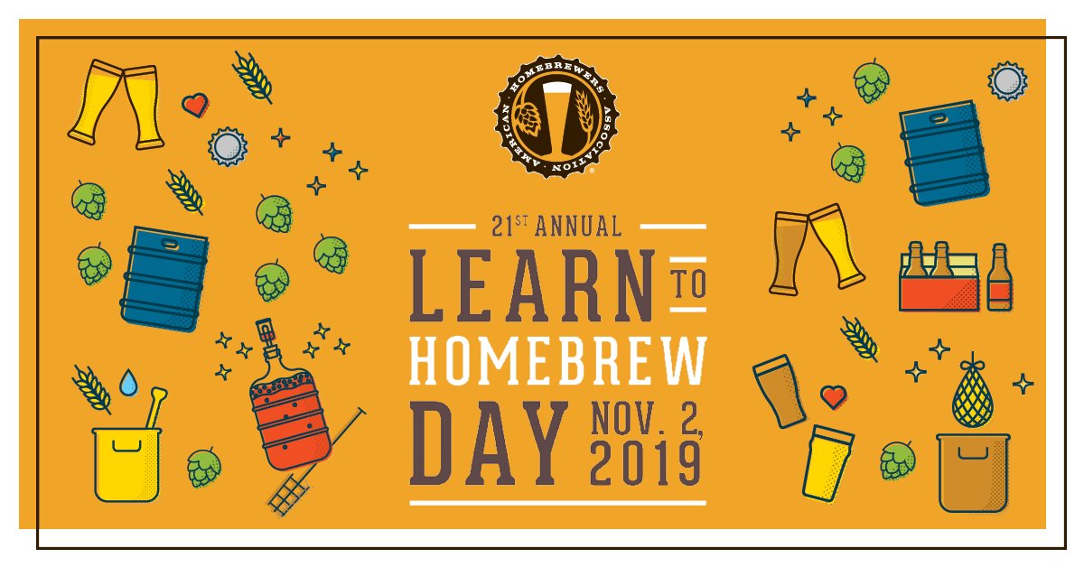 BeerWineHobby's tweet photo. Today is National Learn to Homebrew Day! Join the hobby that started a craft beer revolution! Use code NHD2019 for 15% off your order today in-store and online. Cheers! #LHD2019 #learntohomebrew @HomebrewAssoc https://t.co/V8vbjXNG3A