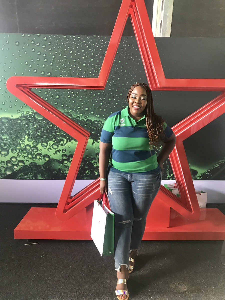 SharonSeloana's tweet photo. What a time to be South African. What a time to be alive. Well done @Springboks Well done #SiyaKolisi
#RWCFinal #RWC2019 #TeamHeineken #GoBokke #Springboks #StrongerTogether https://t.co/mG1ggXzE4C