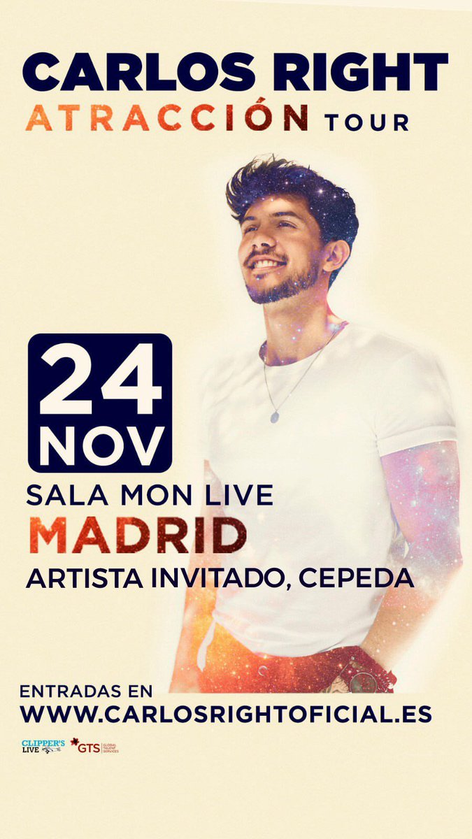 teleaudiencias's tweet photo. #Música🎤: Carlos Right (@SirRight) anuncia en Canal Fiesta (@CanalFiesta) que Luis Cepeda (@CepedaOficial) será el artista invitado en su concierto en la Sala Mon Live de Madrid el próximo domingo 24 de noviembre. https://t.co/ho8F9DnHqk https://t.co/shwwJbkMqQ