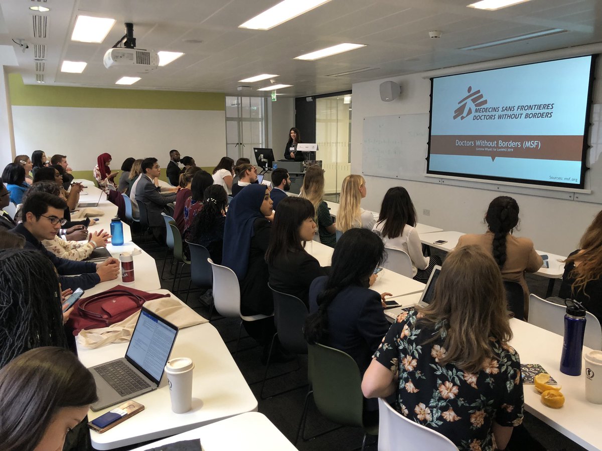 LonWHO's tweet photo. Non-State Actor Side Events now taking place at #LonWHO2019 - great space for delegates to hear from key stakeholders in #globalhealth as to what their priorities are &amp; how they can obtain seas of approval for their resolutions tackling #ConflictAndHealth! @UKModelWHO https://t.co/xqItRxCDQc