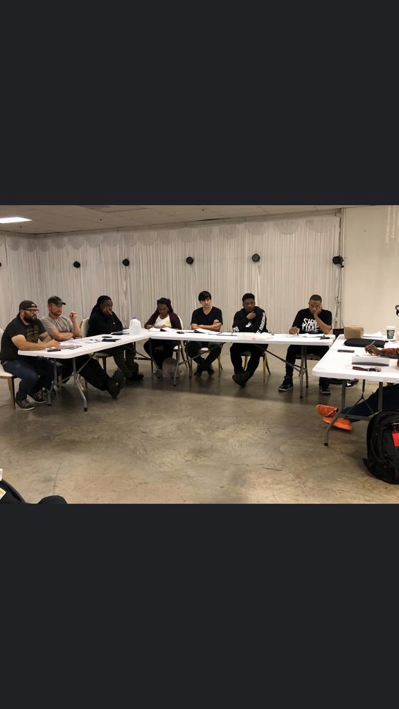 ShowtimeProdGVL's tweet photo. Pre-production Collateral Damage: The Ambassadors Ball is in full effect. We are blessed to have some of the most talented film makers, cinematographers, producers, actors, etc. a part of this film. Help support this vision: https://t.co/9uhnocdr90 https://t.co/wsuo5X0CJw