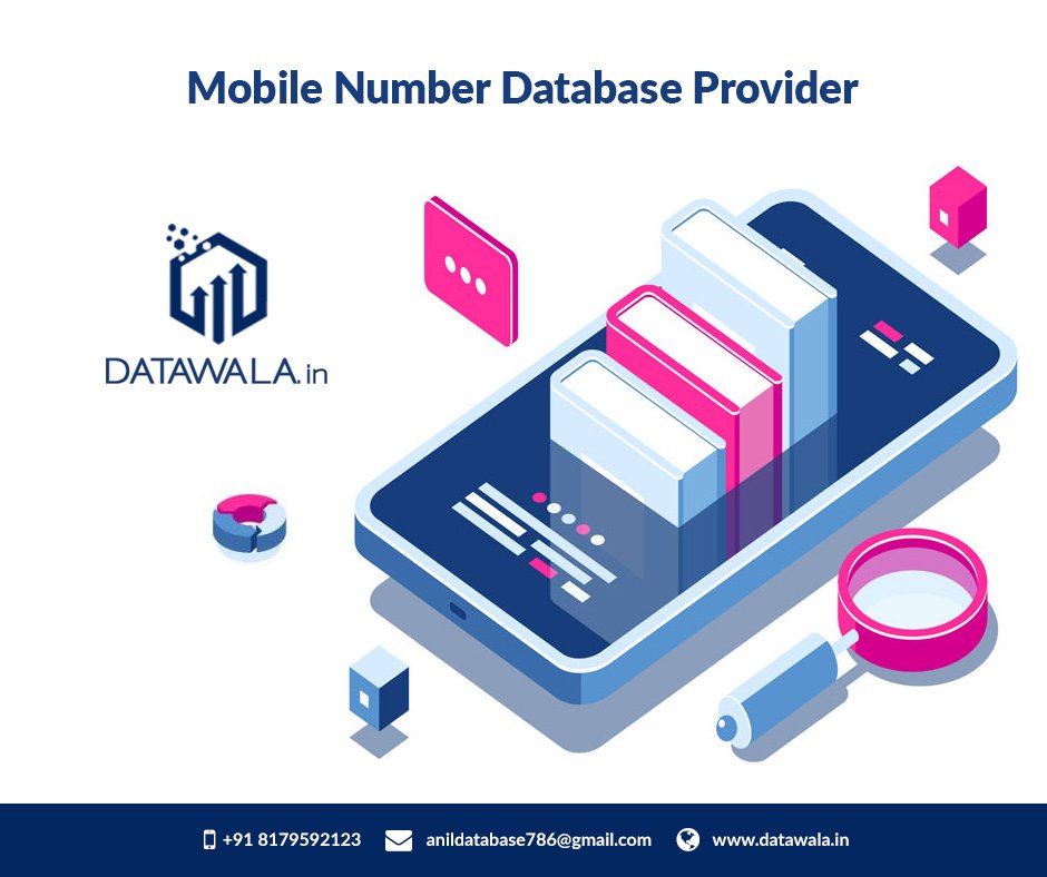 Datawala1's tweet image. The services provided by #Datawala are #MobileNumberDatabase, #EquityTradersDatabase, #IntradayTradersDatabase, #HniDatabase, #GenuineDatabaseProvider. Therefore, as we are a complete package call us at +918179592123 or visit datawala.in/service-detail…  to know more in detail.