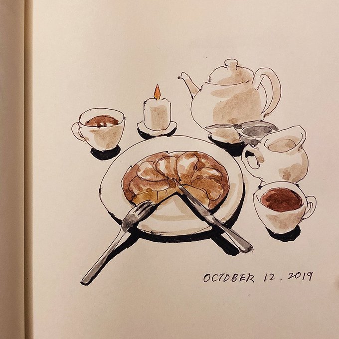 「fork saucer」 illustration images(Oldest)