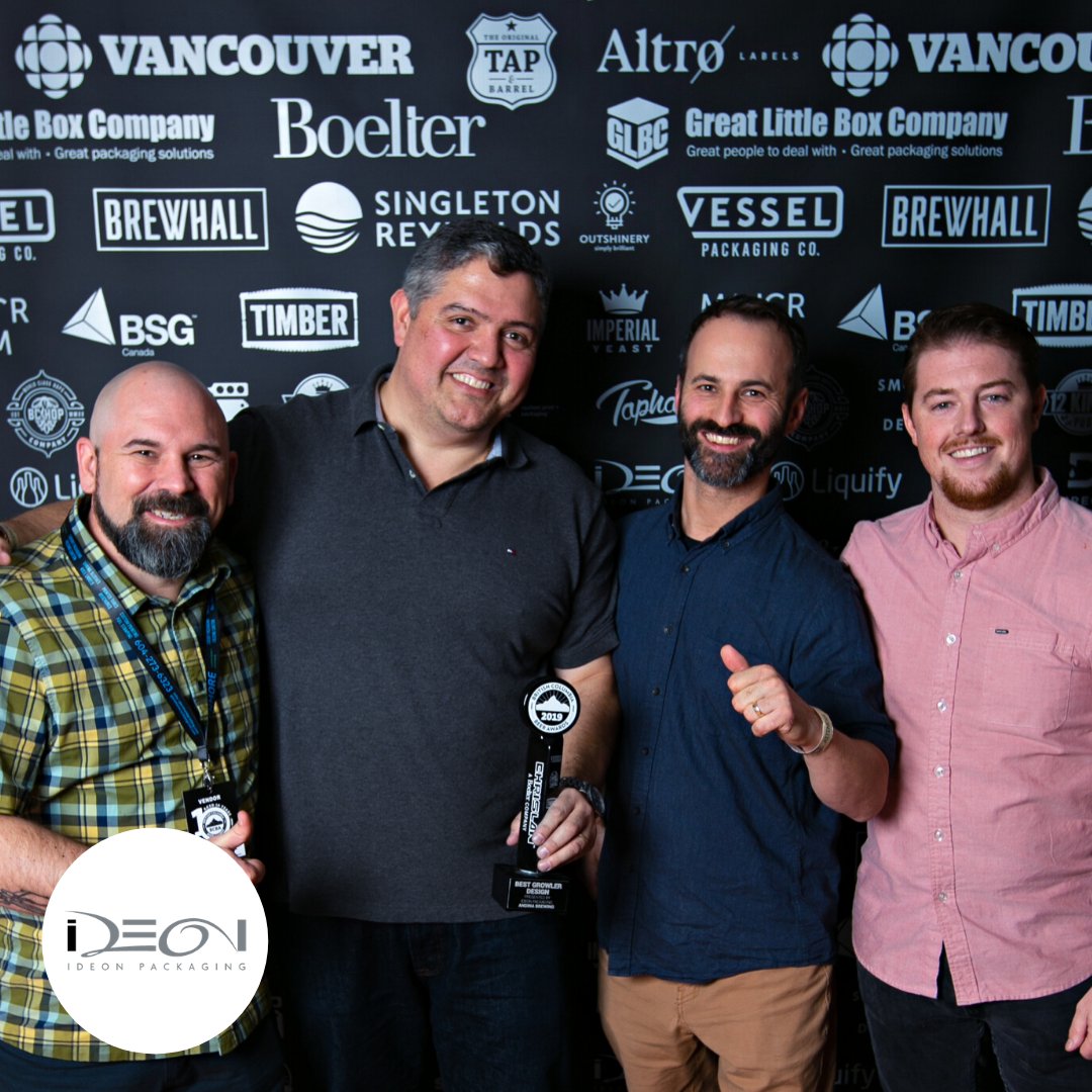 ⭐️ Best Growler Design went to @andinabrewingco Presented by @ideonpackaging👉Artist/Designer: Andres Amaya

Creative Industry Awards are presented by 
<a href="/majortomagency/">Major Tom</a> CONGRATS TO ALL THE WINNERS!

📸: @justjash #BCAged10Years #beerstagram #bcbeerawards #bcbaX