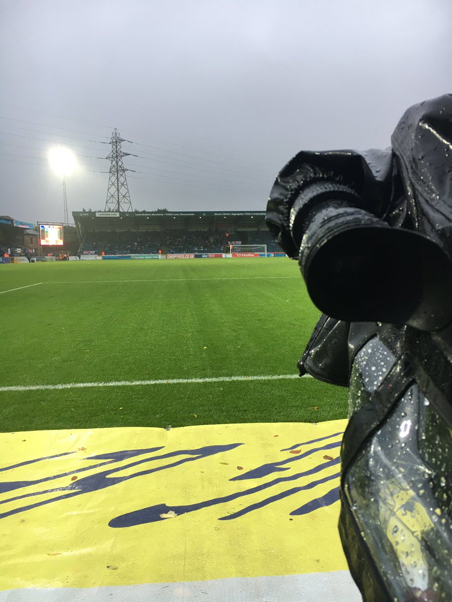 Danamo1996's tweet photo. My very wet #sixyard #camera #position for @wwfcofficial home @SkyBetLeagueOne #match against @shrewsweb this afternoon π€ͺβοΈπΉ #freelance #cameraoperator #jvc790 #football #outsidebroadcast #team #passion https://t.co/0QBbkaOedH