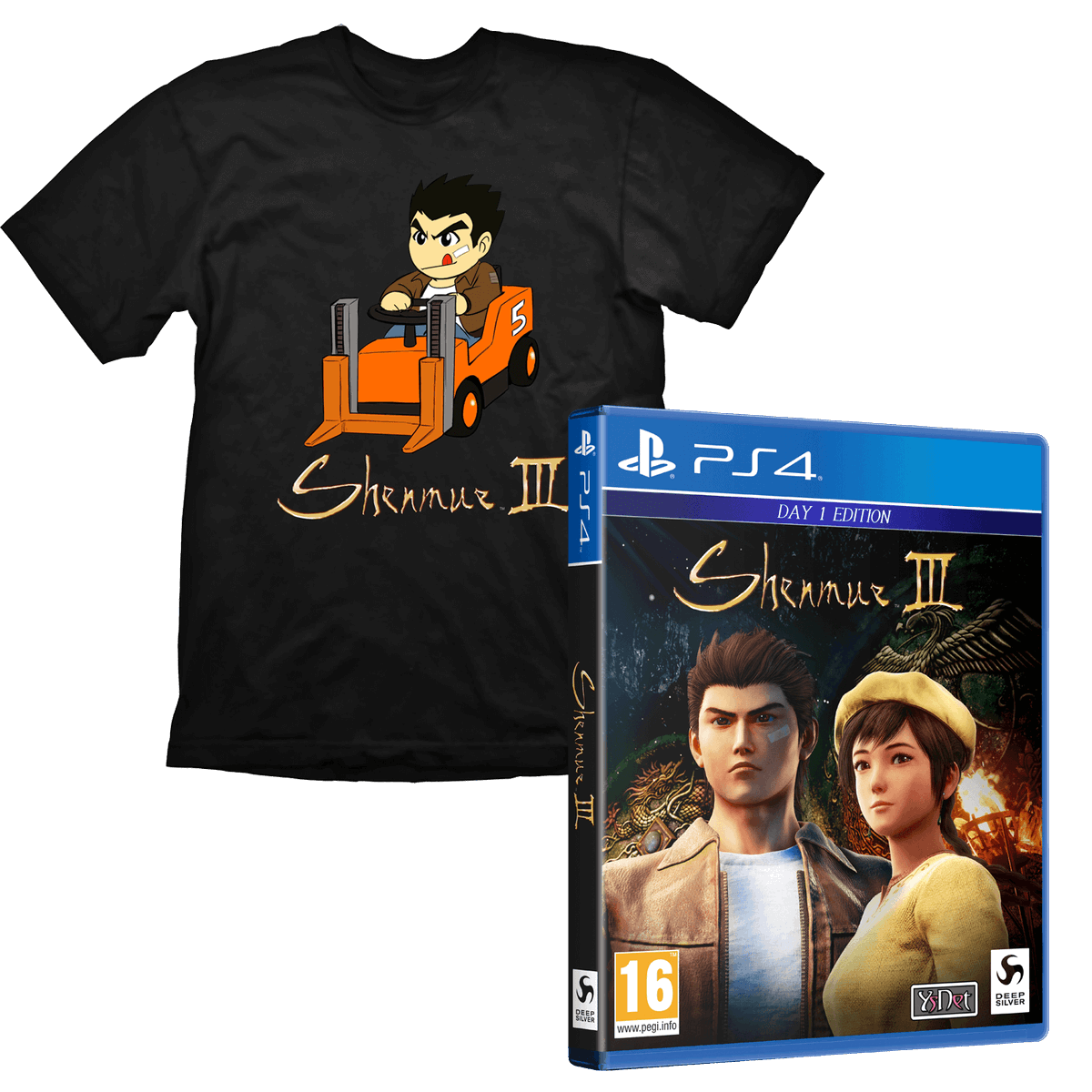 DeepSilverBLX's tweet photo. Bereid je in stijl voor op de #Shenmue3 release met deze speciale Shenmue III 'Deep Silver Exclusive Bundle'. Zo'n schattige Ryo in een Forklift, daar smelt iedereen toch voor?

🛒  https://t.co/vX8zxBplKh https://t.co/J0XT46CAzW