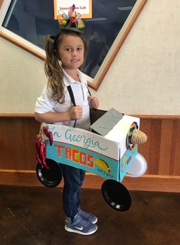 tanya_valentine's tweet photo. Kindergartners at @BH_School in Bullard,Texas chose #LittleTacoTruck as their book study for #GreatBookWeek & created their own #foodtrucks for their parade! This is AMAZING!!! ❤️❤️❤️ @jorgemartin @LindaEpstein @leeawade https://t.co/BpPj8qkhFV