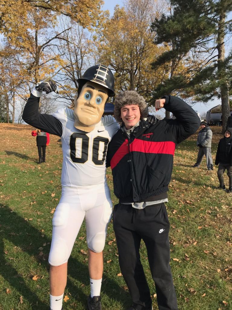ericnowlin's tweet photo. After 2nd round win, The Bombers have invaded Purdue to take in Nebraska game.   Off to a great start https://t.co/pmPDphYd9L