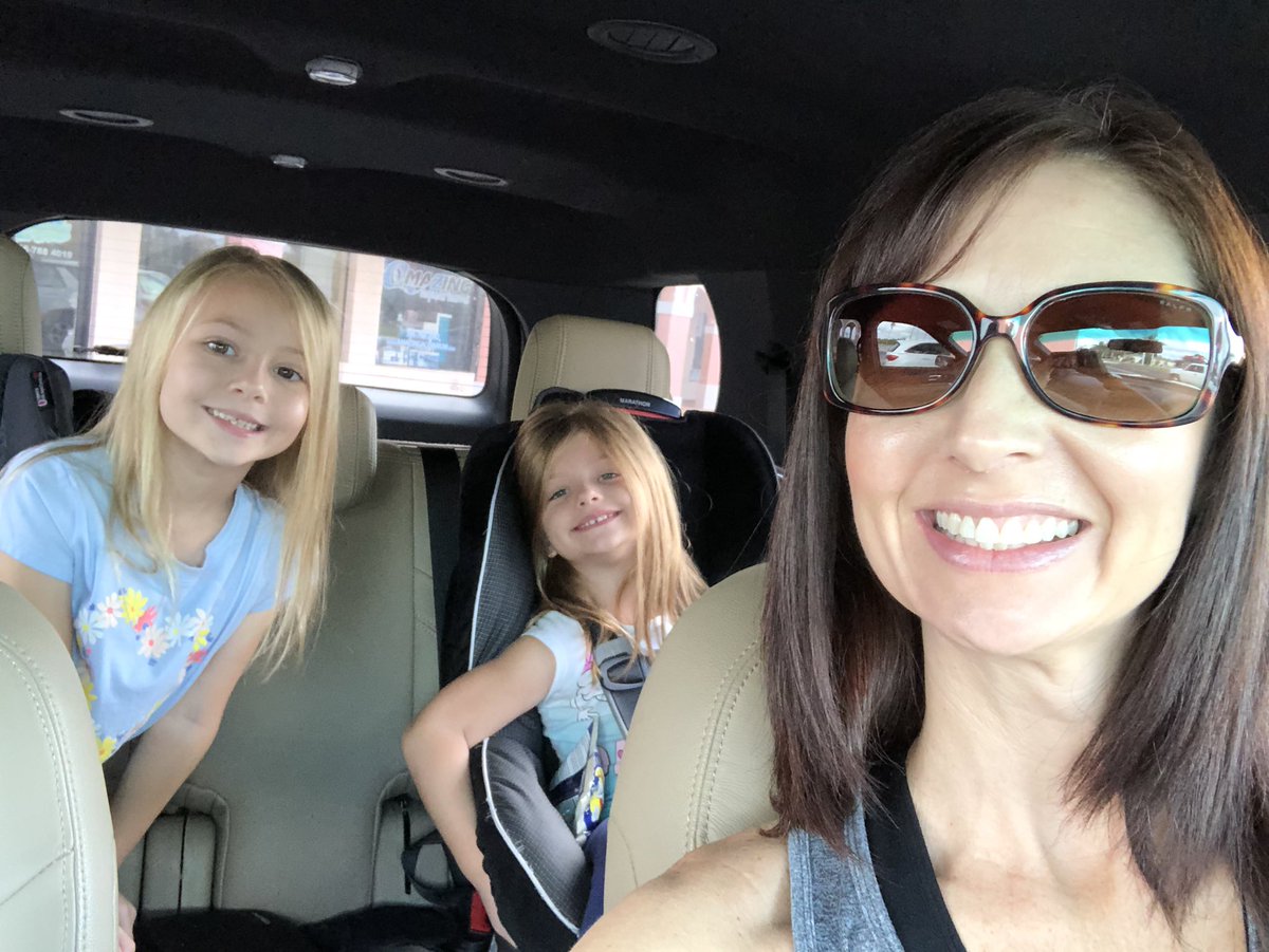 Dad’s off to the FSU game in Tally so the girls are off to the salon to get our hair done!! #girlsday 💇🏻‍♀️👩‍👧‍👧<a href="/MrLeathead/">Mr. Leathead</a>