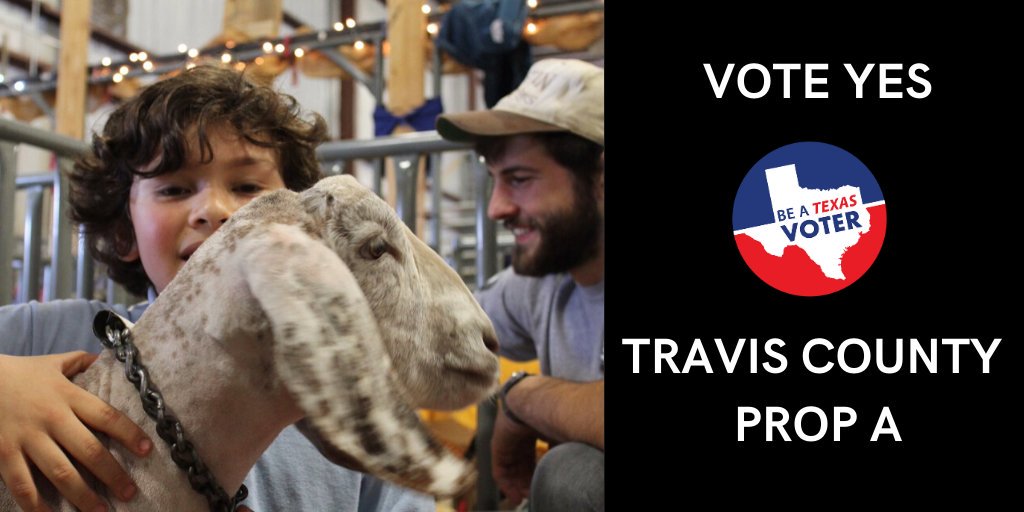 Don't let the ballot confuse you. There are TWO Prop A's this election. Vote YES on Travis County Prop A to help renovate the beloved Expo Center! Find a polling location near you here: bit.ly/2oZys4p