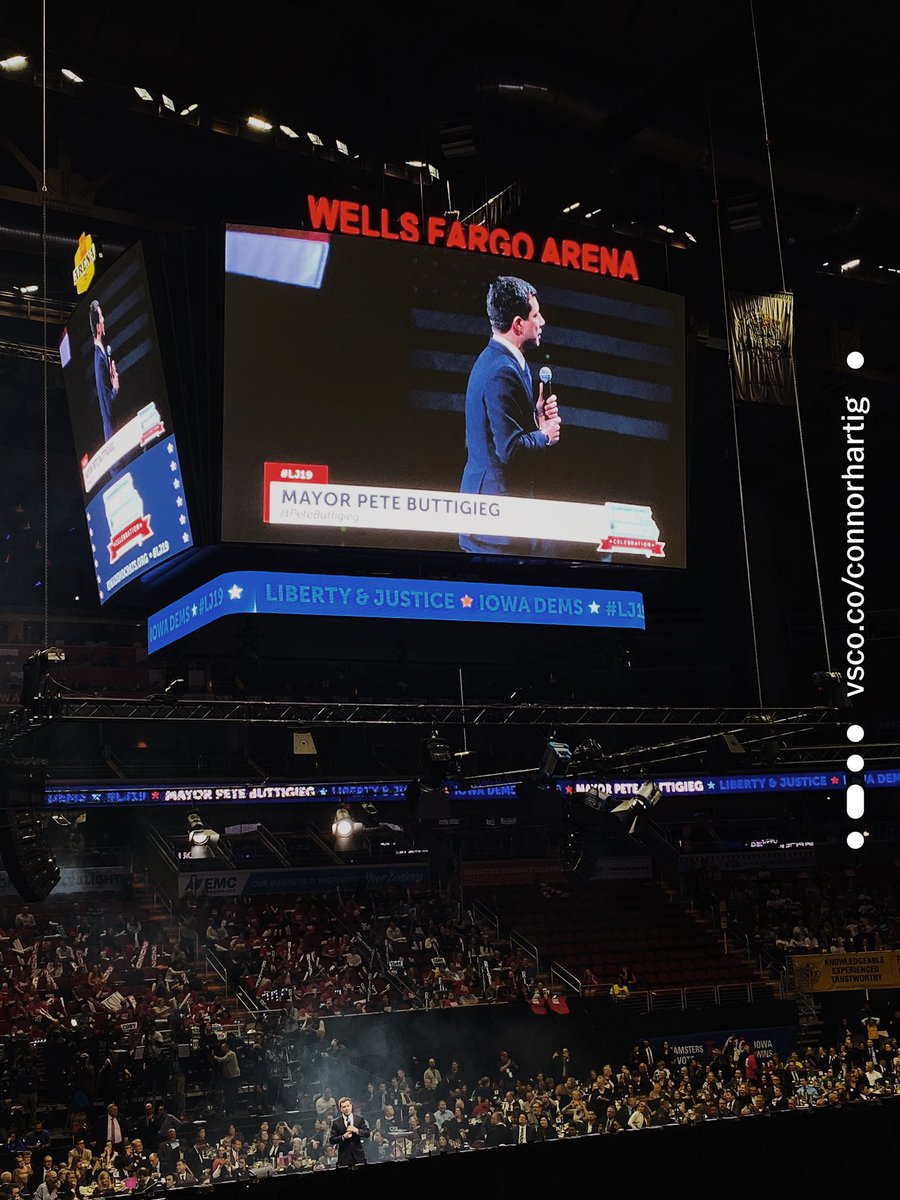 connor_hartig's tweet image. Pete for the win at #LJ19 Couldn’t be more proud of MY president @PeteButtigieg #PeteStorm #BootEdgeEdge #WinTheEra