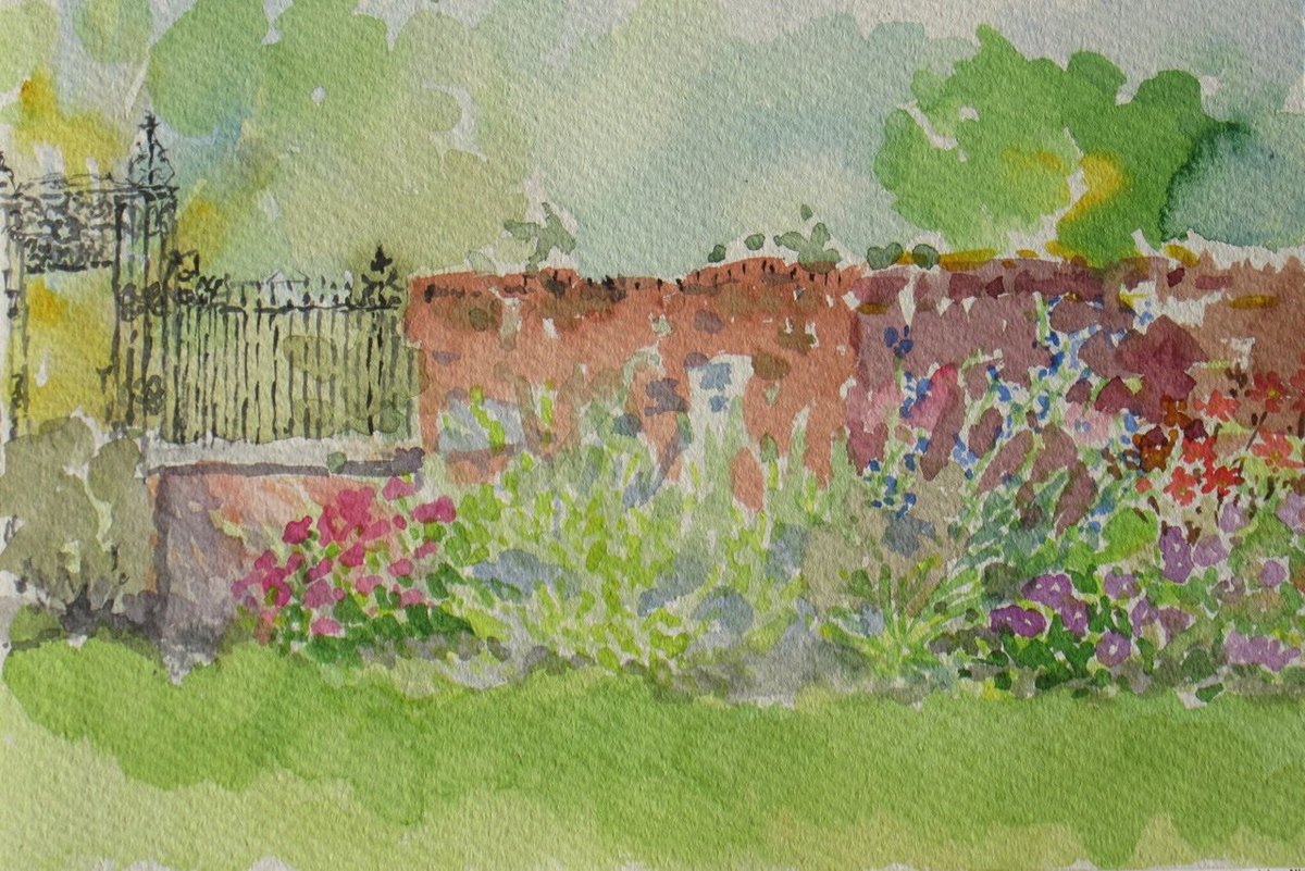 Art Exhibition at West Horsley Place, Guildford Art Society, now on; lots of lovely pictures including this one of the garden of the house itself, by Bernice Grundy.
#guildfordartsociety #westhorsleyplace #stpetersburgwatercolours #saunderswaterford #saa