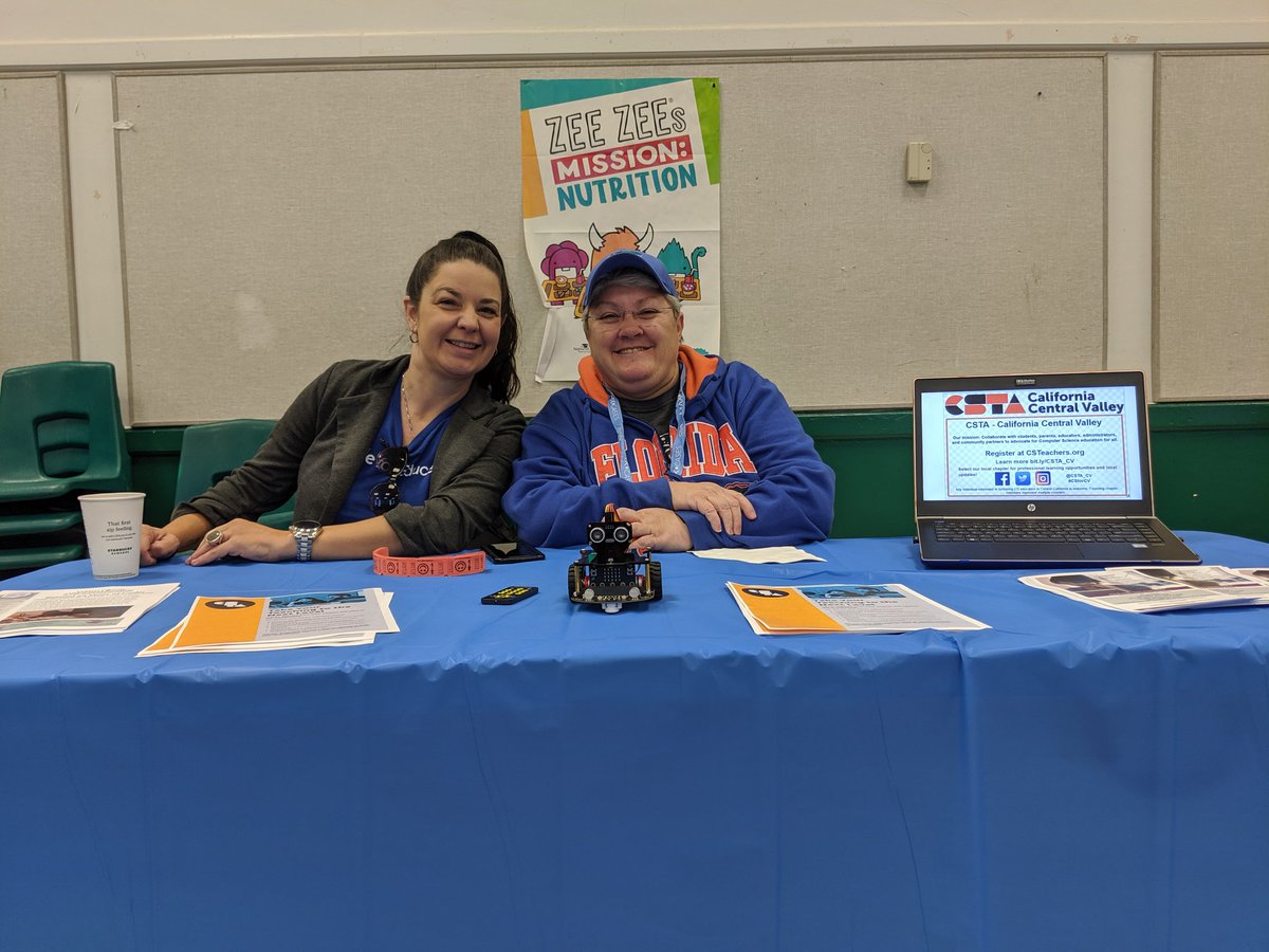 cvcue's tweet image. @CSTA_CV advocating/building awareness of computer science education at the #cvcue educator symposium. #csforcv #csforall @csteachersorg @CSforCA