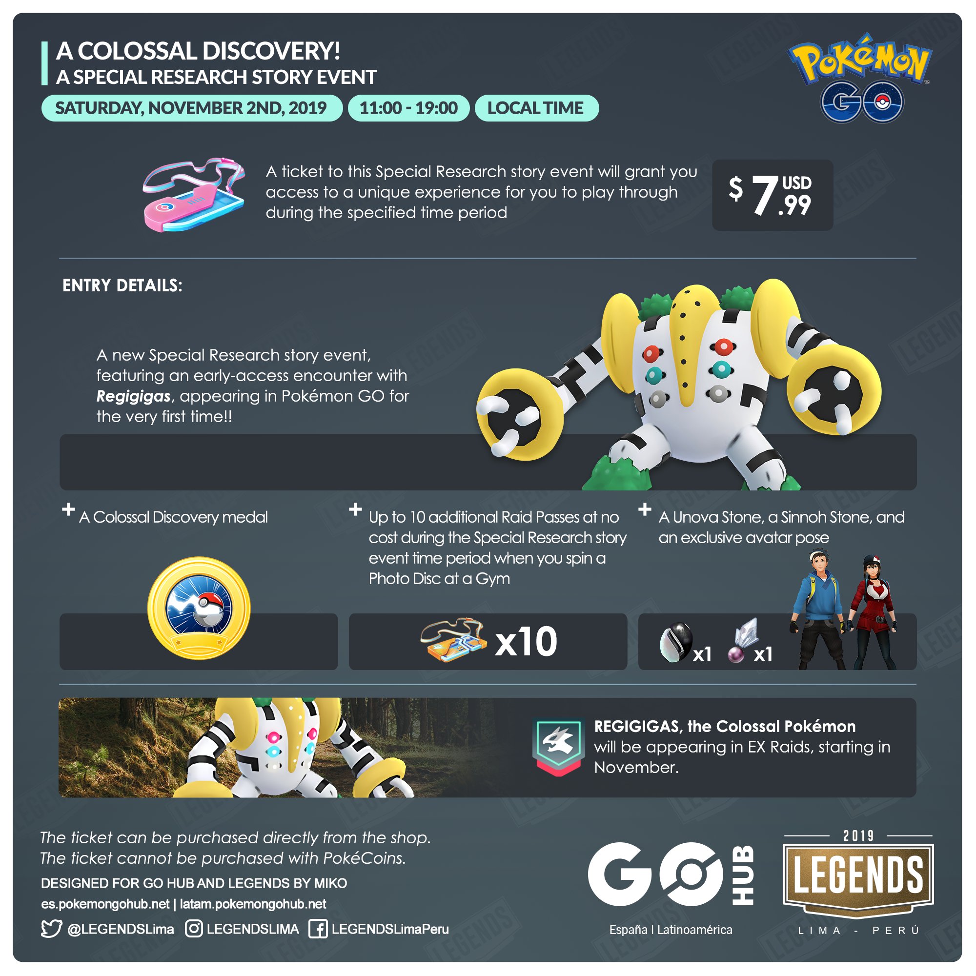 A Colossal Discovery” ticket now available in Pokemon Go – for a