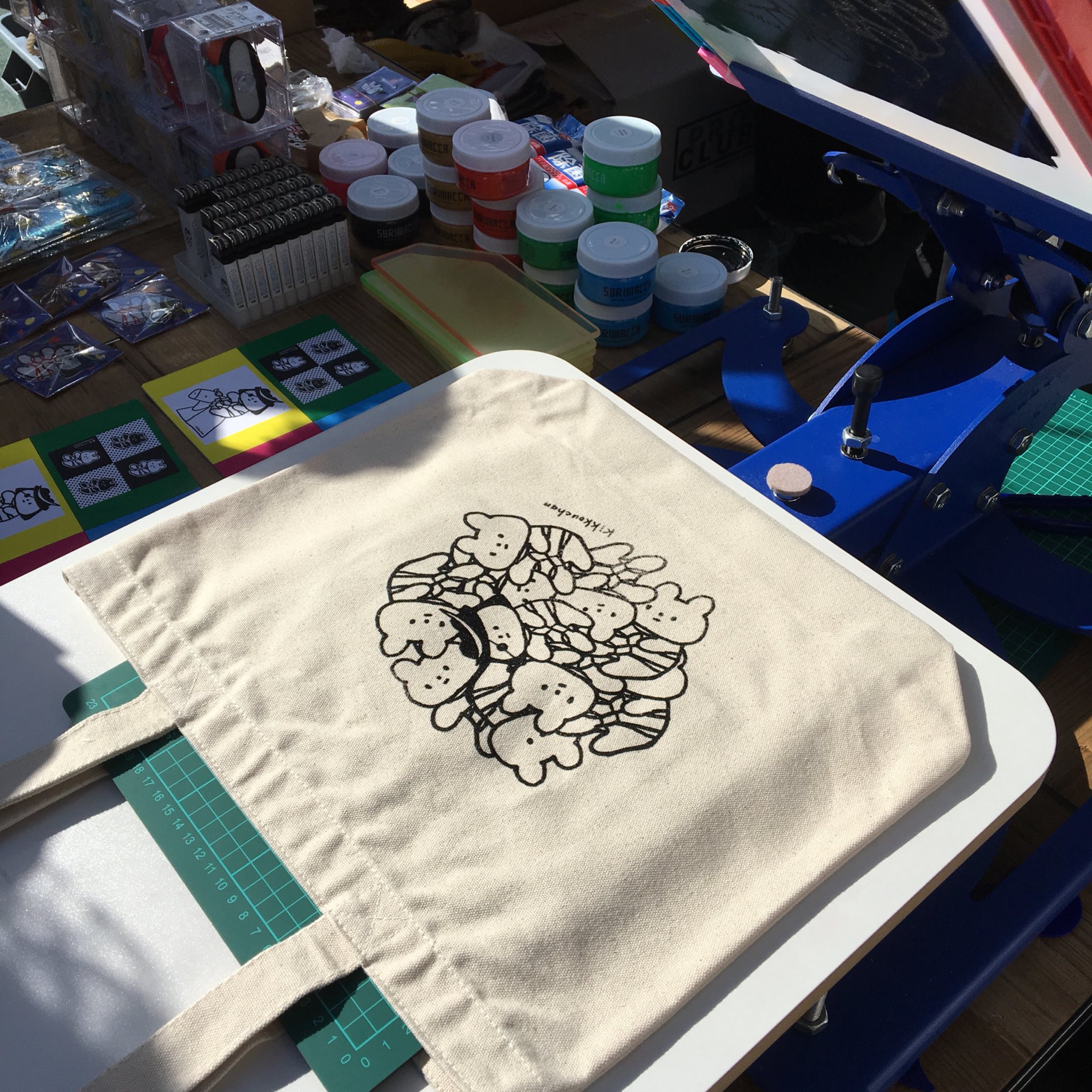バチコ きっこうちゃん作者 ベイクルーズフェスありがとうございました ワークショップ 不慣れで長い間お待たせして申し訳なかったですが 沢山の温かい言葉を聞けて嬉しかったです また仙台のイベントに出られるよう頑張ります きっこうちゃん