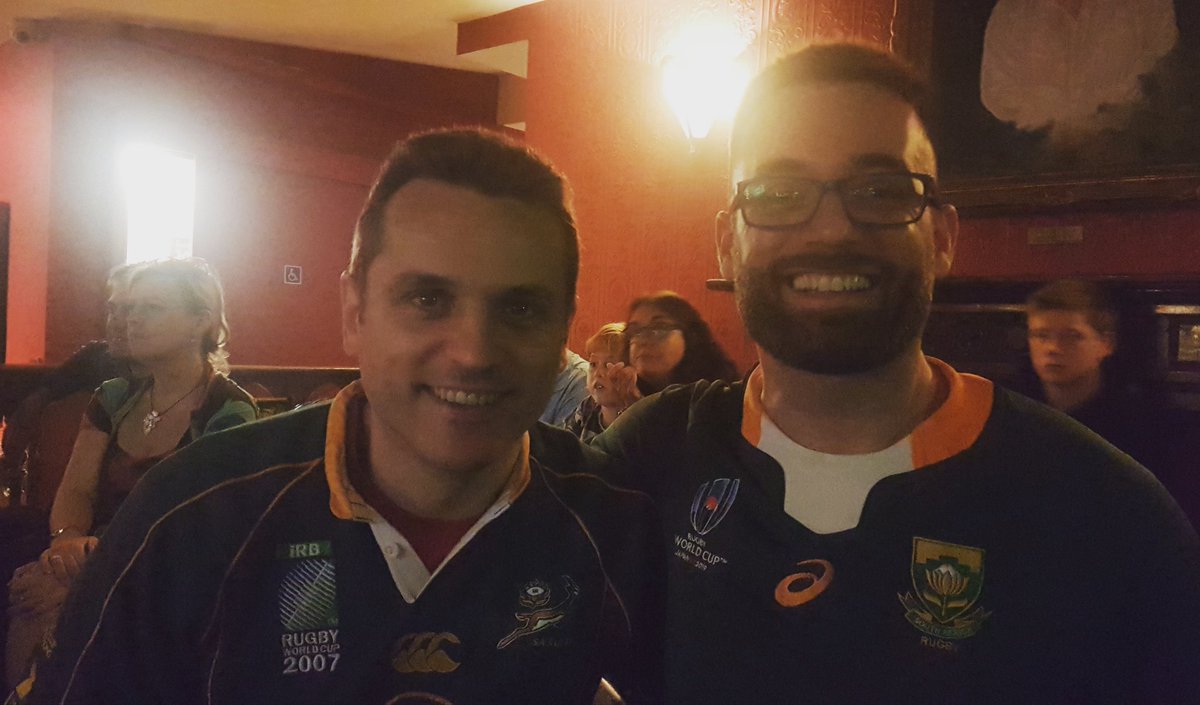 Disfrutando de la Final #RWC2019 #RWCFinal #Springboks #Gobokks #Únetealamelémundial