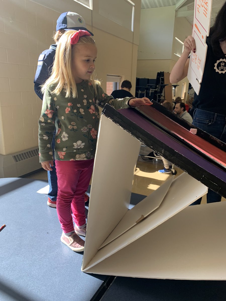 MrsELachapelle's tweet image. Two big fans of @_AHSRobotics Robot Rodeo! #clockerpride