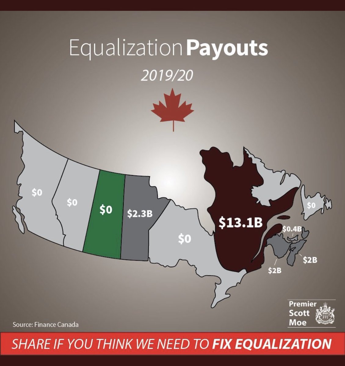 Some folks argue that it’s not direct payments. Others say we can’t just change it. Others ramble that Harper created it. Others note Trudeau extended it. 

None of that matters. 

It’s not fucking fair.

And needs to change.