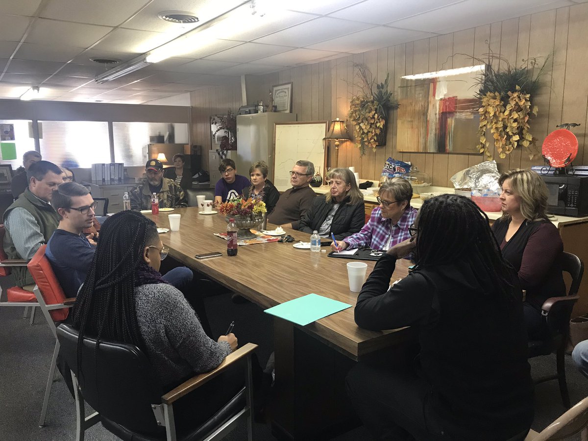 Great roundtable with Growing Corning Together and City of Hope Outreach this morning! #movingNEAforward