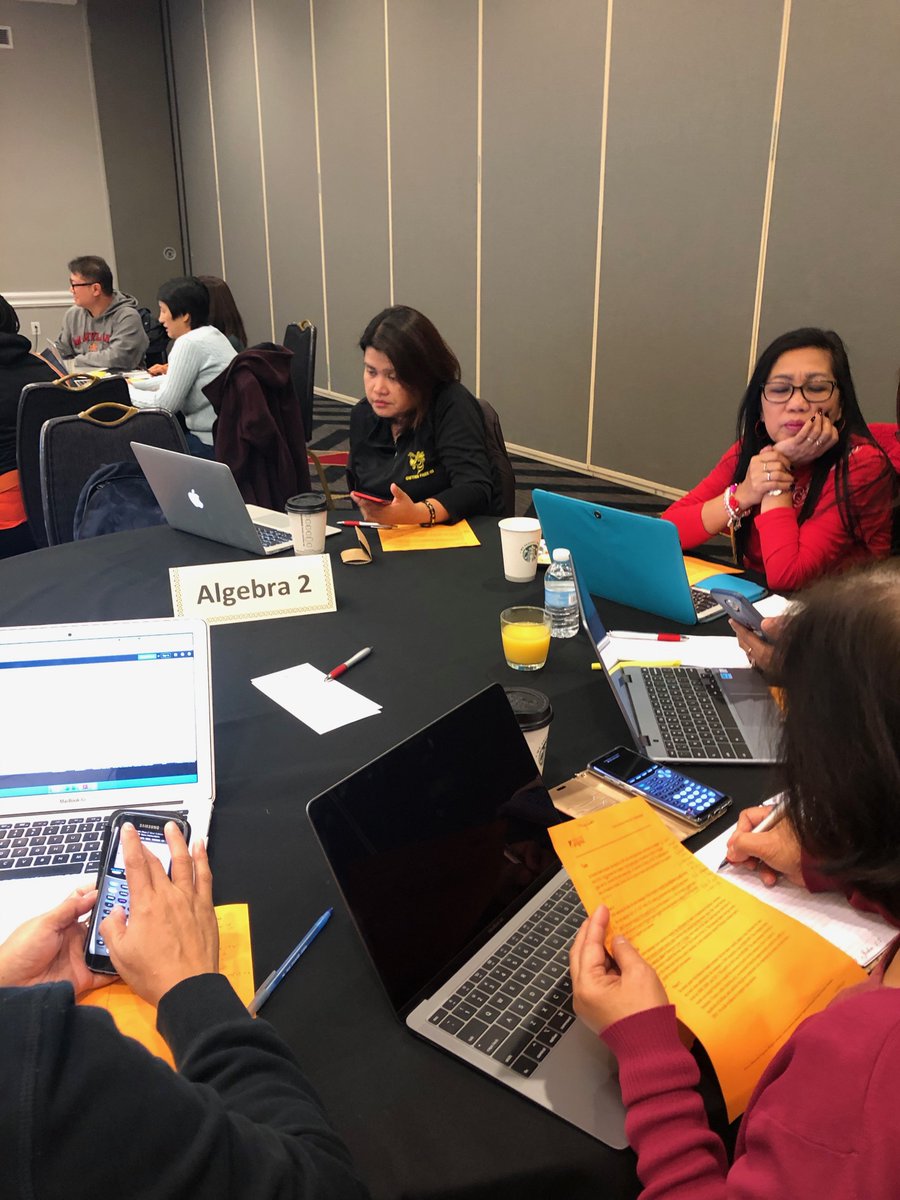PGCPSMSHSMath's tweet image. Dedication and Commitment...MS and HS Math teachers long range planning for upcoming Units on a Saturday morning.