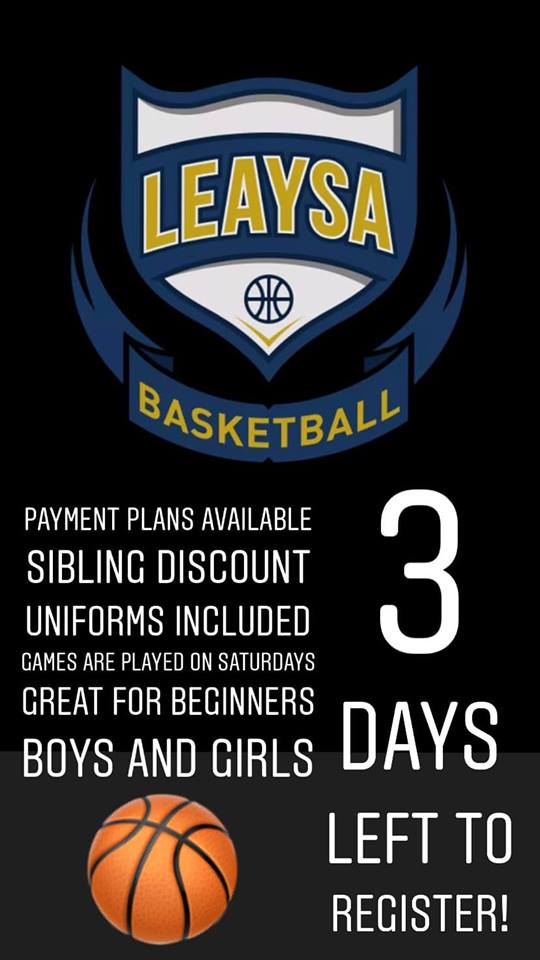 LE Exec Booster Club (@leboosterclub) on Twitter photo LEAYSA basketball registration ends Nov 5 - Register NOW! leaysa.com/page/show/9071… <a href="/LEISDAthletics/">LEISD Athletics</a> <a href="/leisd/">Little Elm ISD</a> <a href="/PrestwickSTEM/">Prestwick Elementary</a> <a href="/LAKESIDEABC/">LMS Athletic Booster Club</a> @LMSLOBOS <a href="/lakesidelobos/">Lakeside Middle School</a> <a href="/LEBoysLoboHoops/">Little Elm Boys Basketball</a> <a href="/LELADYLOBOHOOPS/">LE LADY LOBO HOOPS🏀</a> <a href="/LEAYSA_TX/">LE Area Youth Sports</a> LEAYSA basketball registration ends Nov 5 - Register NOW! leaysa.com/page/show/9071… <a href="/LEISDAthletics/">LEISD Athletics</a> <a href="/leisd/">Little Elm ISD</a> <a href="/PrestwickSTEM/">Prestwick Elementary</a> <a href="/LAKESIDEABC/">LMS Athletic Booster Club</a> @LMSLOBOS <a href="/lakesidelobos/">Lakeside Middle School</a> <a href="/LEBoysLoboHoops/">Little Elm Boys Basketball</a> <a href="/LELADYLOBOHOOPS/">LE LADY LOBO HOOPS🏀</a> <a href="/LEAYSA_TX/">LE Area Youth Sports</a>