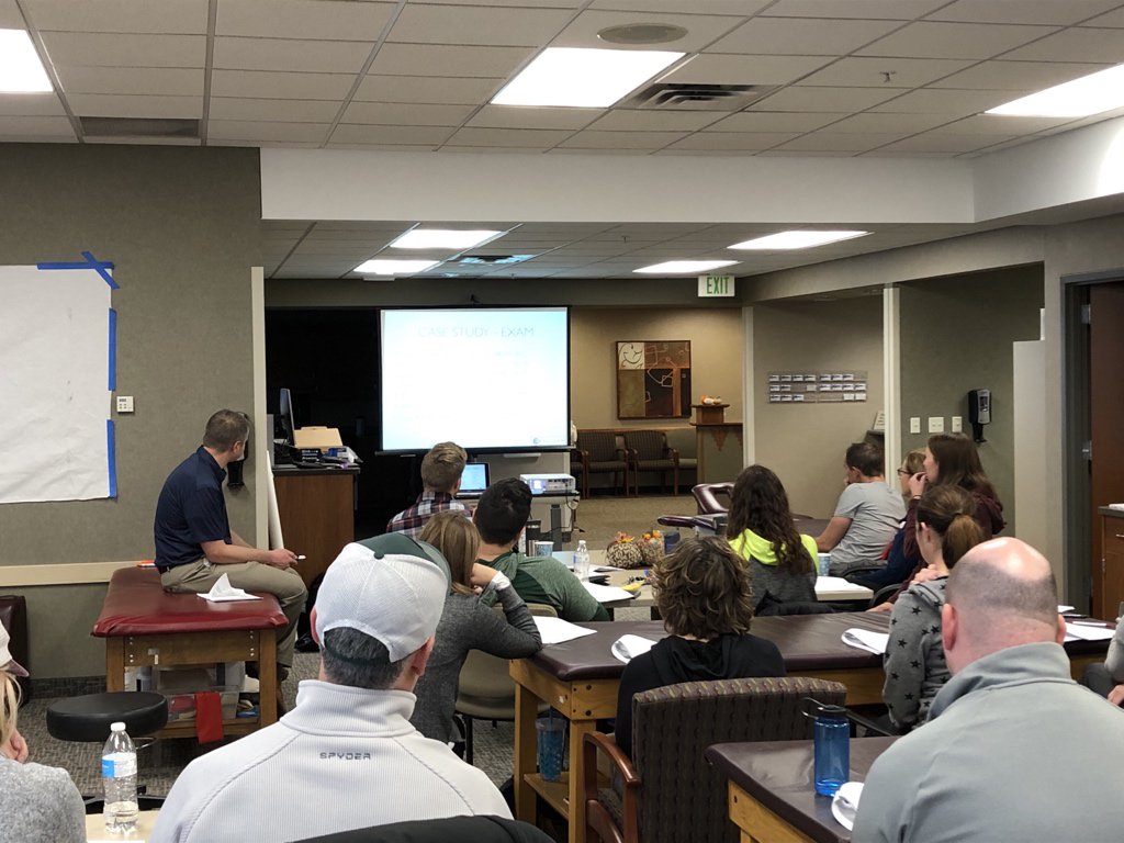 3FellowsPT's tweet photo. Talking neurodynamics for both upper and lower quarter at Ridgeview Hospital and rehab. Fiddle, fiddle, fiddle…. https://t.co/rvITFYyJD0