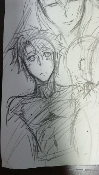 ぐだお君練習。やっぱ目は大きめの方が良い? 