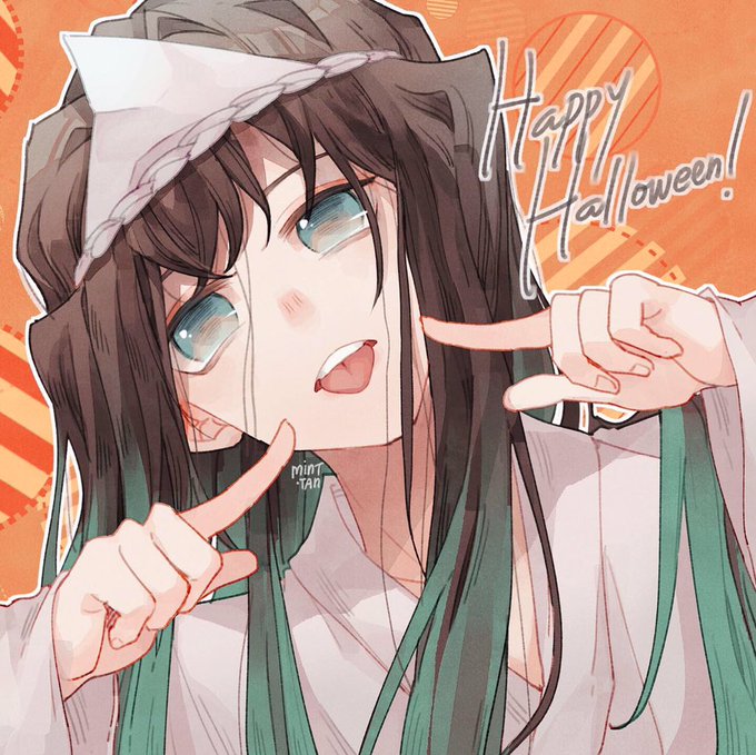 mint-tan | CF21 A-20さんがTwitterに投稿した時透無一郎(鬼滅の刃)のイラスト。