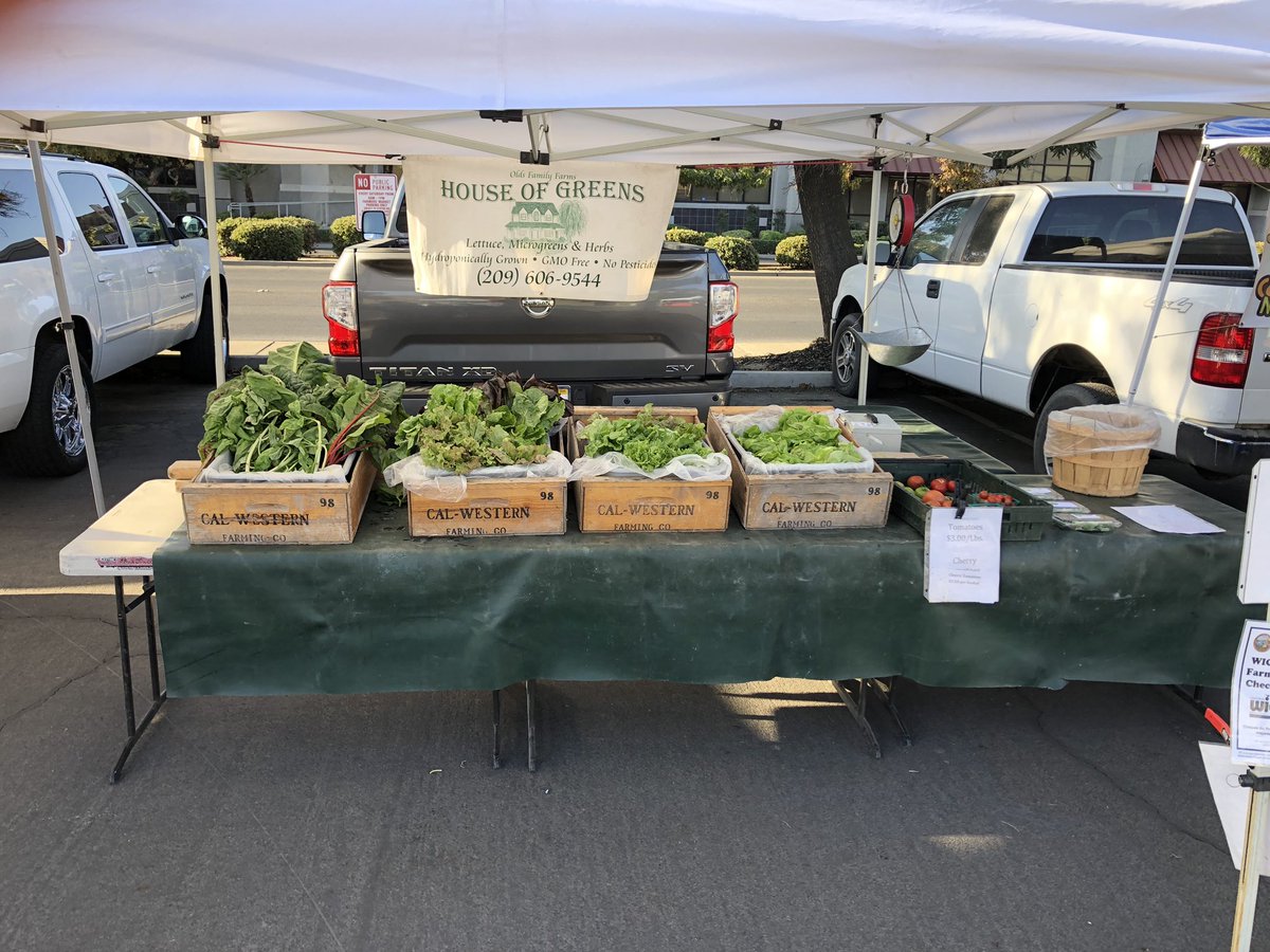 Come support our local Merced Farmers Market. Open till noon.