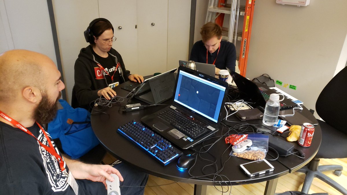 TheFamicoms's tweet photo. #pegjam2019 DAY 2! Hard at work! https://t.co/2gqqTm5ZSh