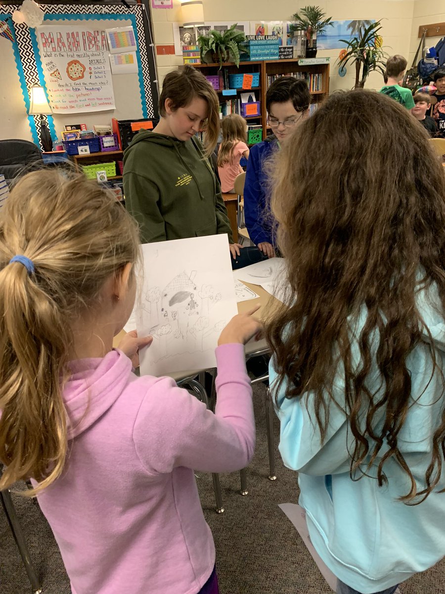 DennisonsDen's tweet photo. Visualizing images helps our comprehension and it’s fun!! @AtkinsonElem #comprehension #mentalimagesstrategy #patriciapolaccobooks #thegravesfamily https://t.co/9NGahCg7QJ