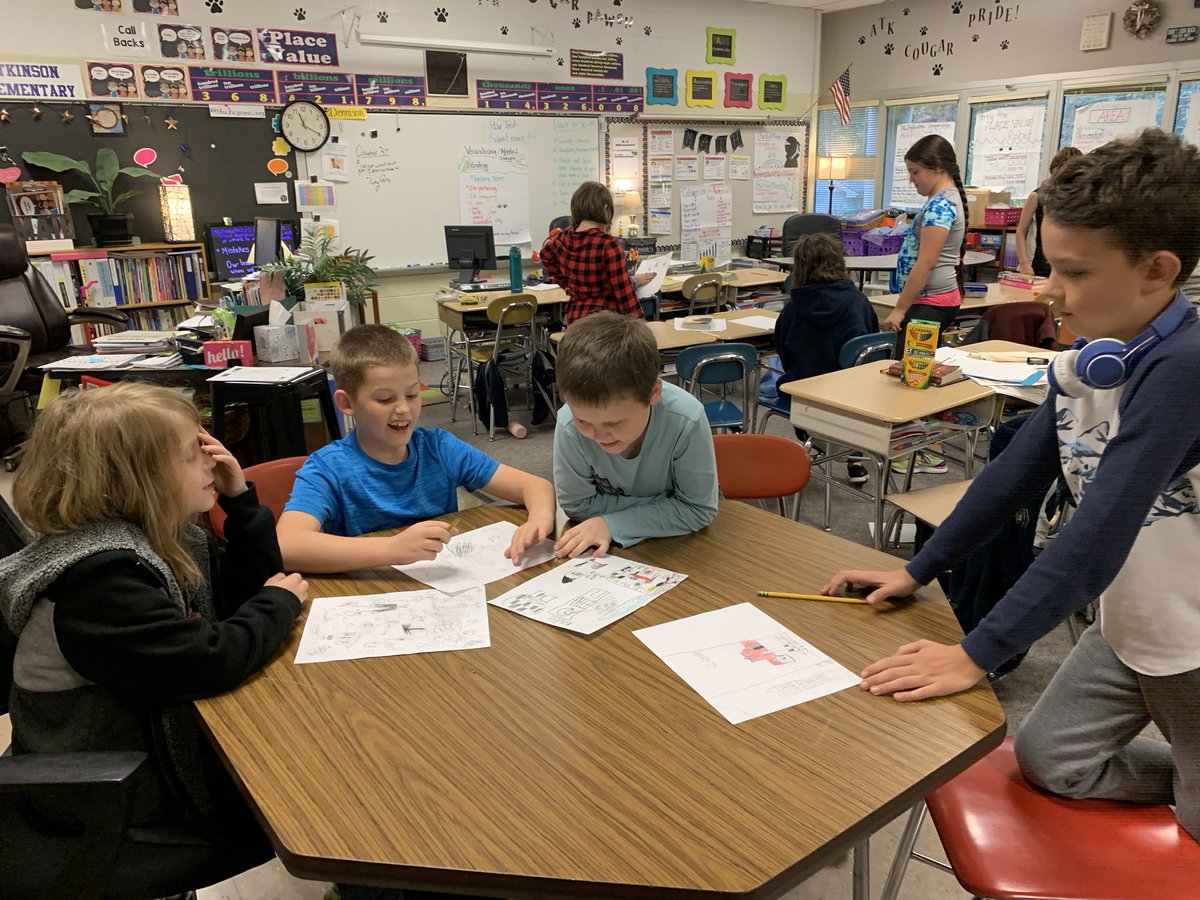 DennisonsDen's tweet photo. Visualizing images helps our comprehension and it’s fun!! @AtkinsonElem #comprehension #mentalimagesstrategy #patriciapolaccobooks #thegravesfamily https://t.co/9NGahCg7QJ