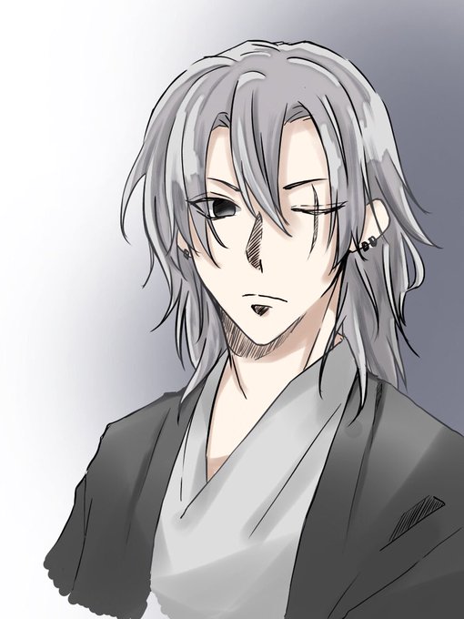 なつ🍍さんがTwitterに投稿した宇髄天元(鬼滅の刃)のイラスト。