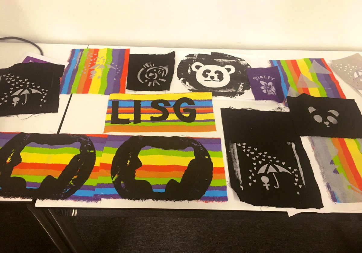 sapphormation's tweet photo. An afternoon’s worth of screen printing #DifferenceIsPower https://t.co/JzA84Nm4Yg