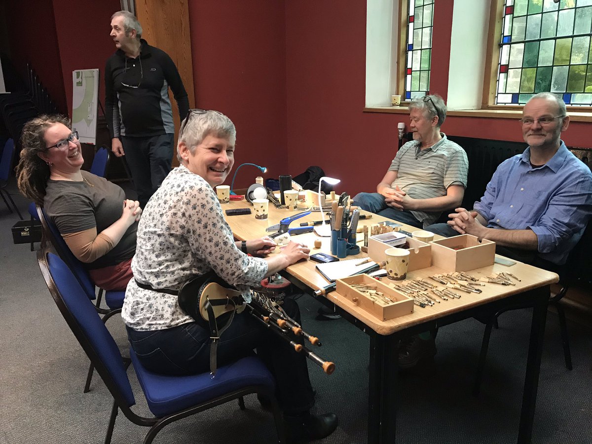 Tunes and reed making for #InternationalUilleannPipingDay in Manchester! #Uilleann #UilleannPipes