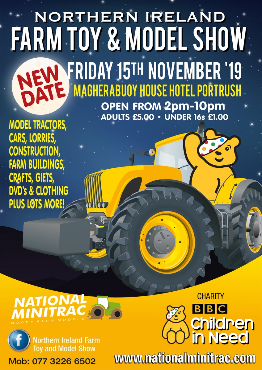 Muddyfarm Models (@minitrac) on Twitter photo Next Northern Ireland Farm Toy & Model Show FRIDAY 15 November <a href="/Magherabuoy_HH/">Magherabuoy Hotel</a> Model tractors machinery buildings clothing & more including <a href="/IrishBlkButter/">Irish Black Butter #SBS Winner 2024</a> as #enjoyed by #dragons <a href="/SaraDaviesCC/">Sara Davies</a> <a href="/DeborahMeaden/">Deborah Meaden 🇺🇦</a> <a href="/TejLalvani/">Tej Lalvani</a> <a href="/toukersuleyman/">Touker Suleyman</a> <a href="/dragonjones/">Peter Jones</a> <a href="/BBCDragonsDen/">BBC Dragons' Den</a> #dragonsden Next Northern Ireland Farm Toy & Model Show FRIDAY 15 November <a href="/Magherabuoy_HH/">Magherabuoy Hotel</a> Model tractors machinery buildings clothing & more including <a href="/IrishBlkButter/">Irish Black Butter #SBS Winner 2024</a> as #enjoyed by #dragons <a href="/SaraDaviesCC/">Sara Davies</a> <a href="/DeborahMeaden/">Deborah Meaden 🇺🇦</a> <a href="/TejLalvani/">Tej Lalvani</a> <a href="/toukersuleyman/">Touker Suleyman</a> <a href="/dragonjones/">Peter Jones</a> <a href="/BBCDragonsDen/">BBC Dragons' Den</a> #dragonsden